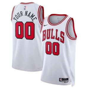 Original Encantador Chicago Bulls Nike Unisex Swingman Custom Jersey White Association Edition  para la gran final