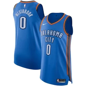Estupendo Increíble Genial Russell Westbrook Oklahoma City Thunder Nike Authentic Player Jersey Icon Edition Blue  para la gran final