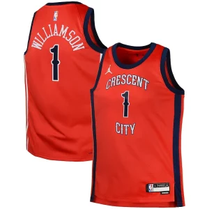 Estupendo Resistente Delicioso Zion Williamson New Orleans Pelicans Jordan Brand Swingman Jersey Statement Red  para la gran final